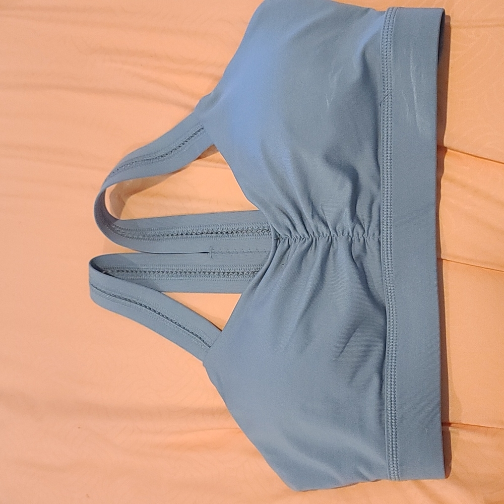 Handful. padded yoga bra, M, gray.